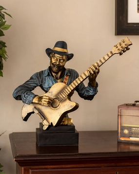 The Blues - Musician Playing Guitar Busthome decor ,wall decor 