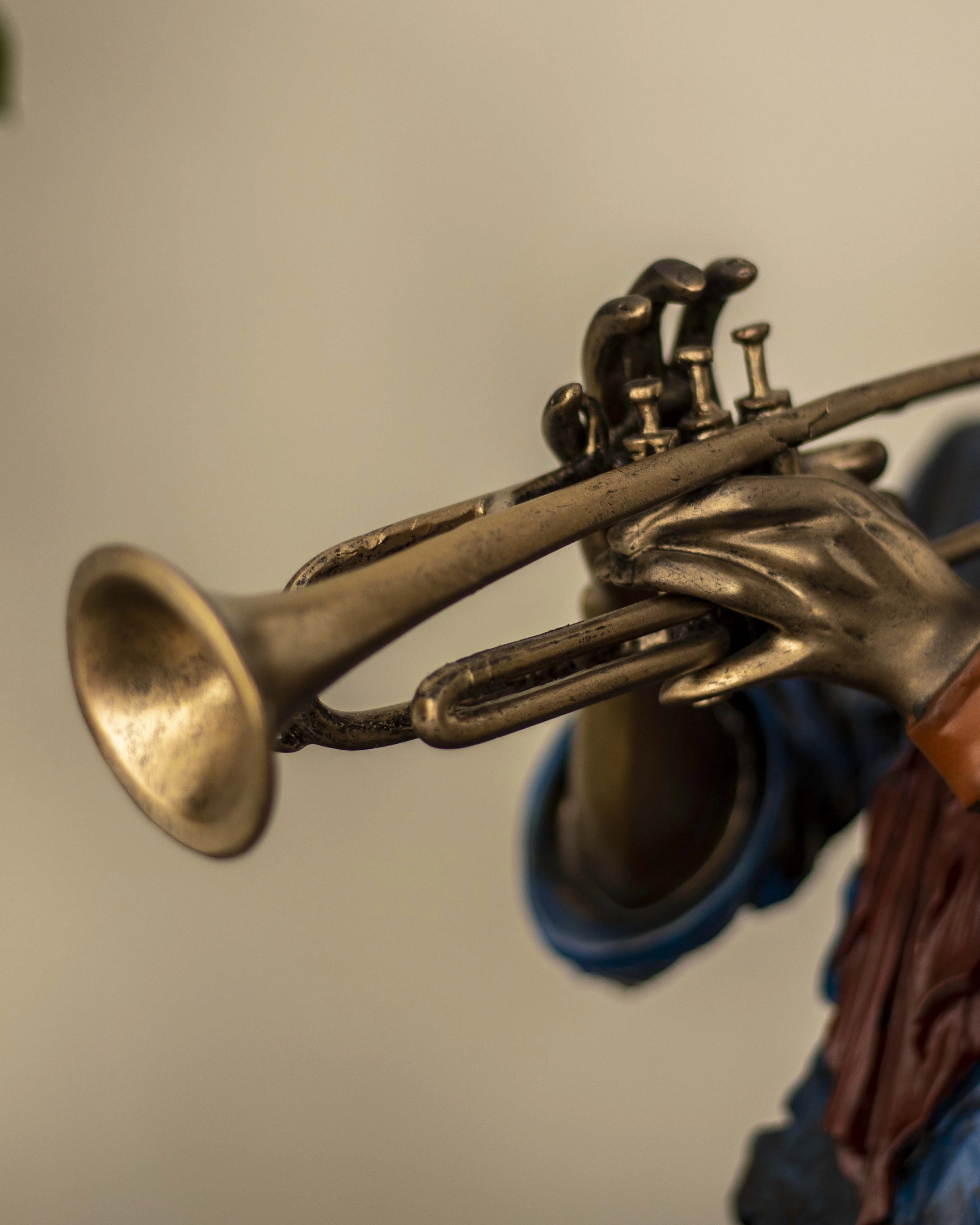 The Blues - Musician Playing Trumpet Bust