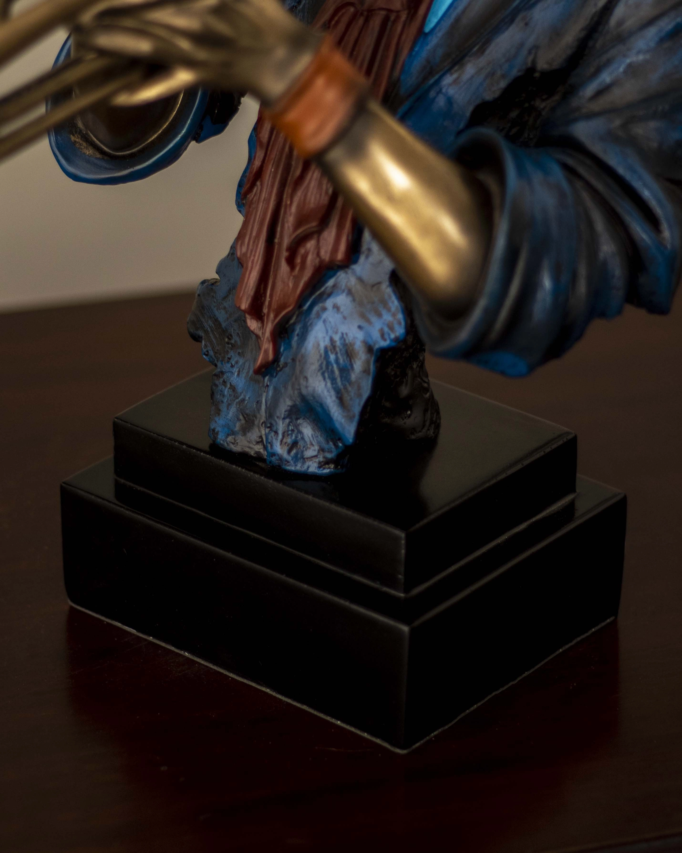 The Blues - Musician Playing Trumpet Bust