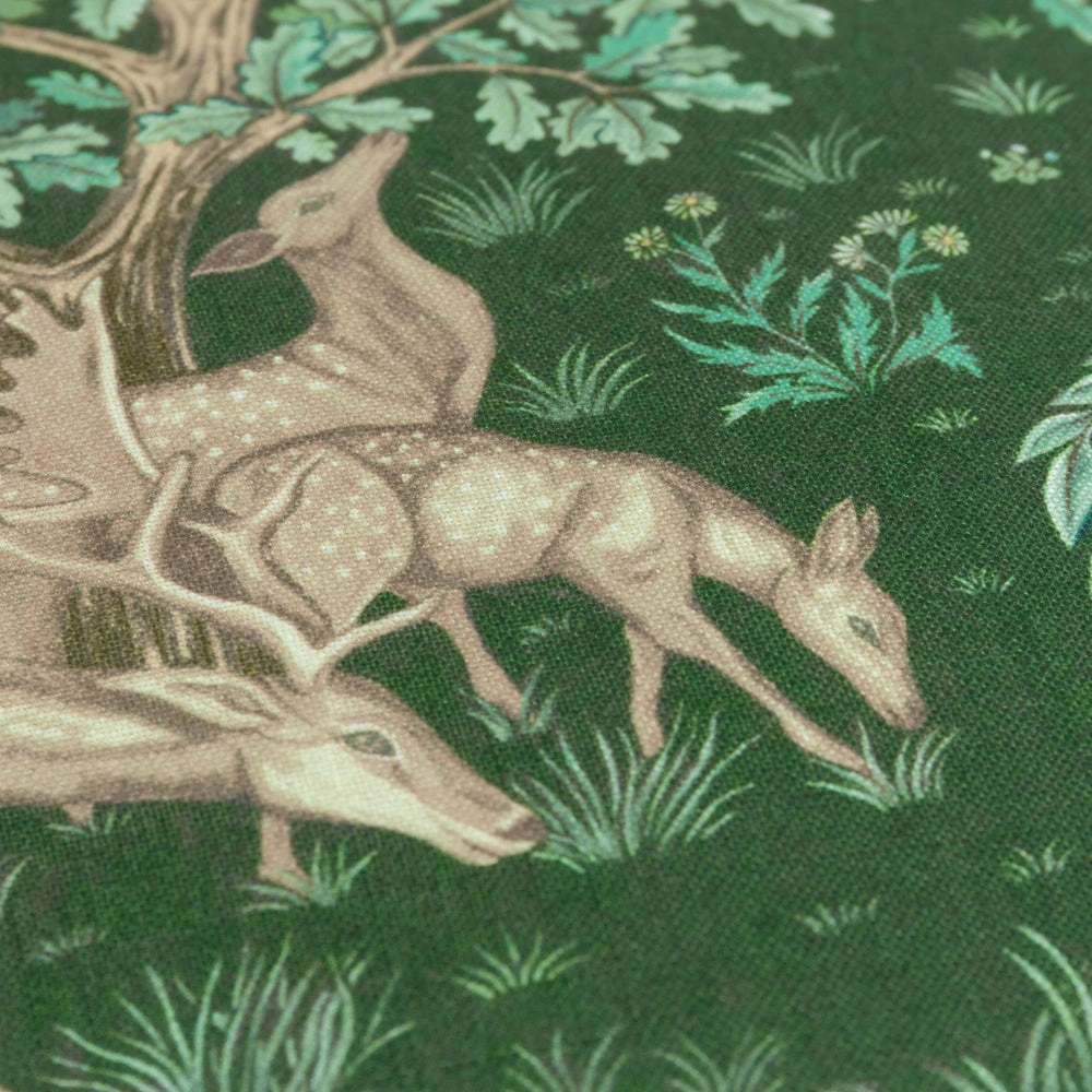 The Brook Printed Outdoor Cushion Forest Green