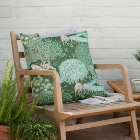 The Brook Printed Outdoor Cushion Forest Greenhome decor ,wall decor 