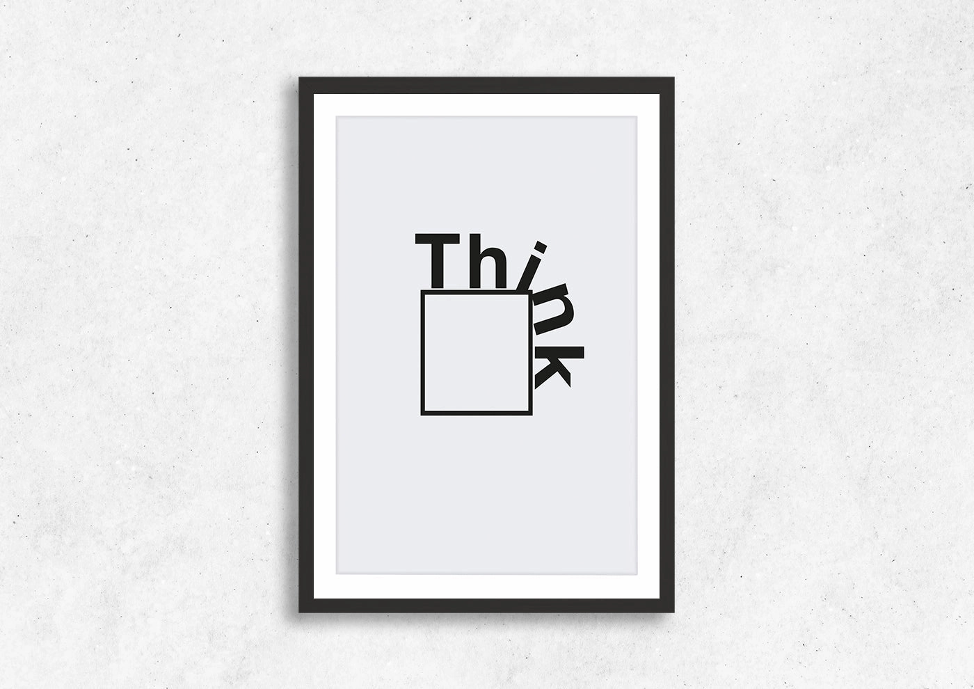 Think Outside The Box 2modern abstract painting decor