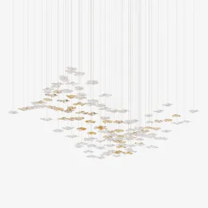 Tidal Art Glass Chandelierrustic chandelier,bedroom chandelier 