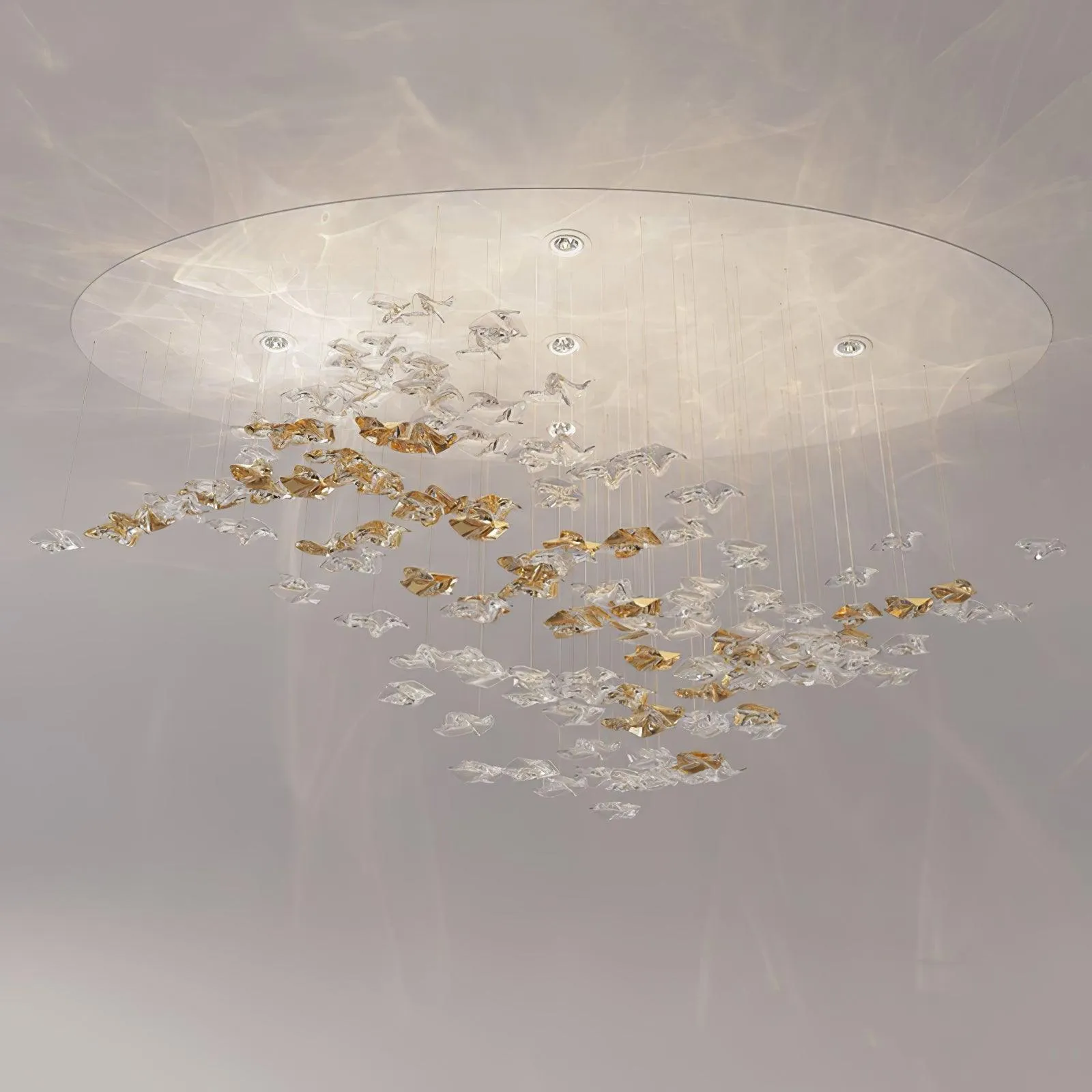 Tidal Art Glass Chandelier