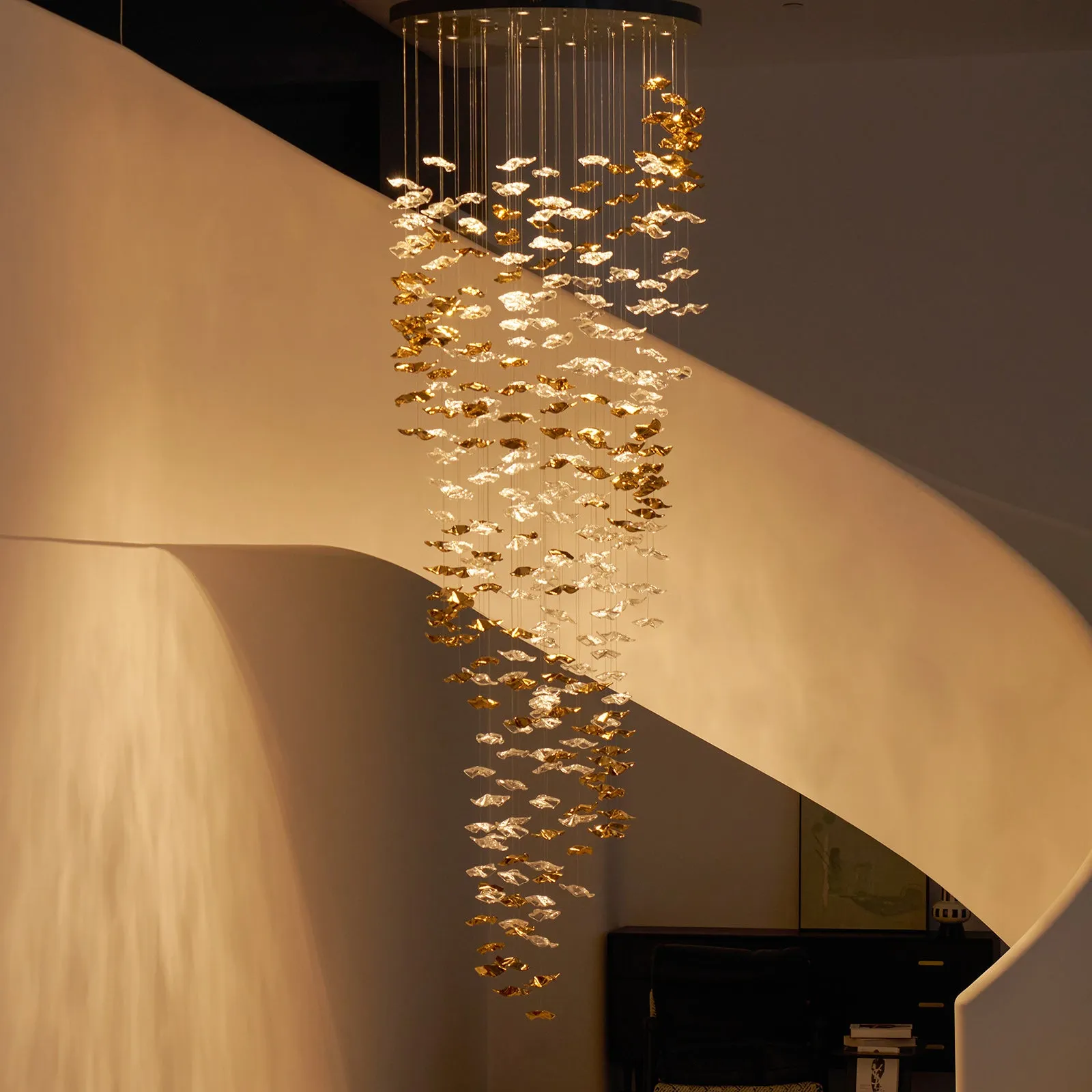 Tidal Art Glass Chandelier