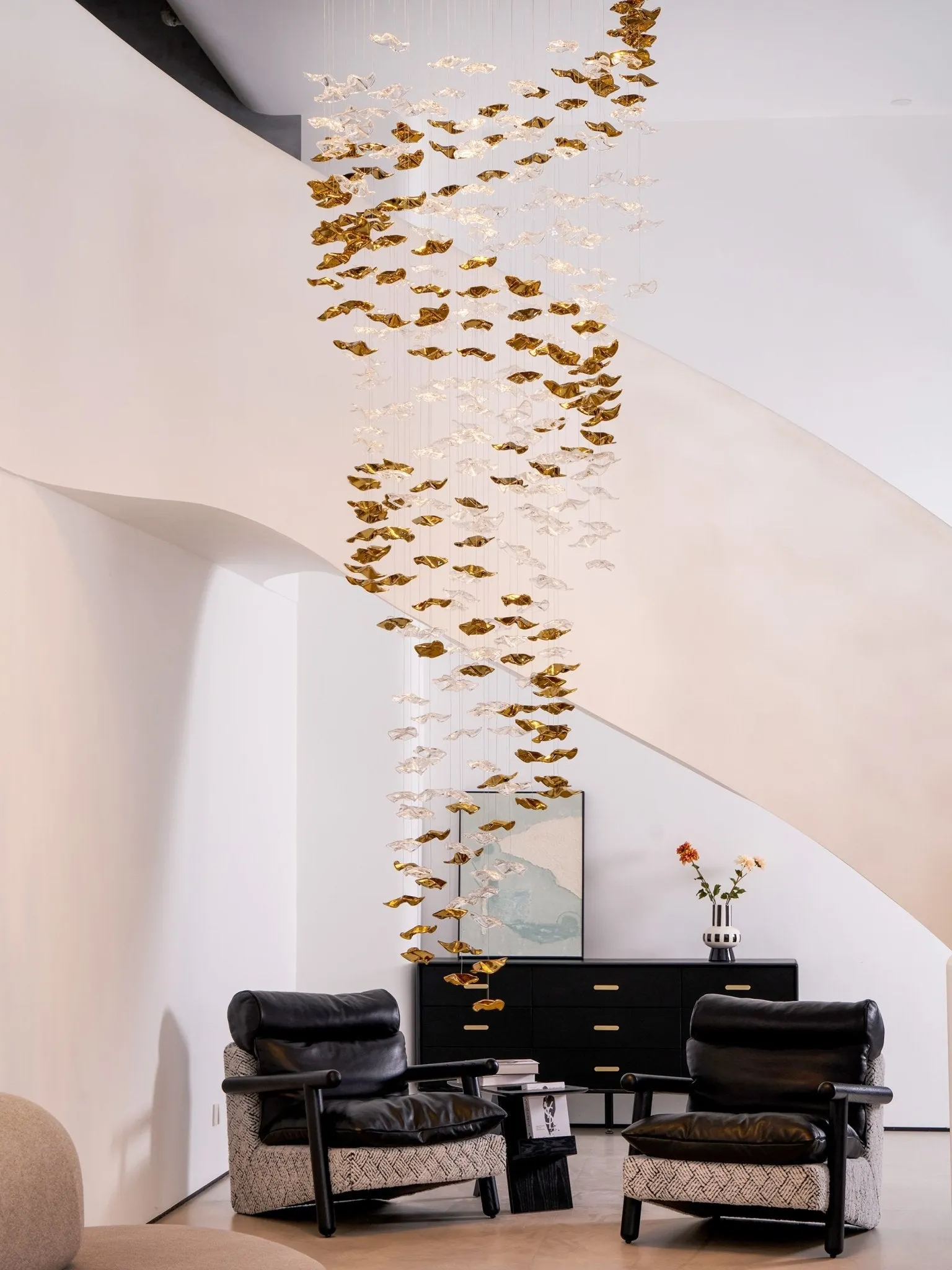 Tidal Art Glass Chandelier