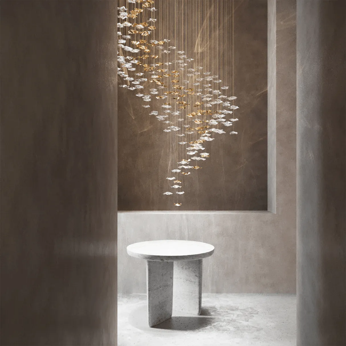 Tidal Art Glass Chandelier