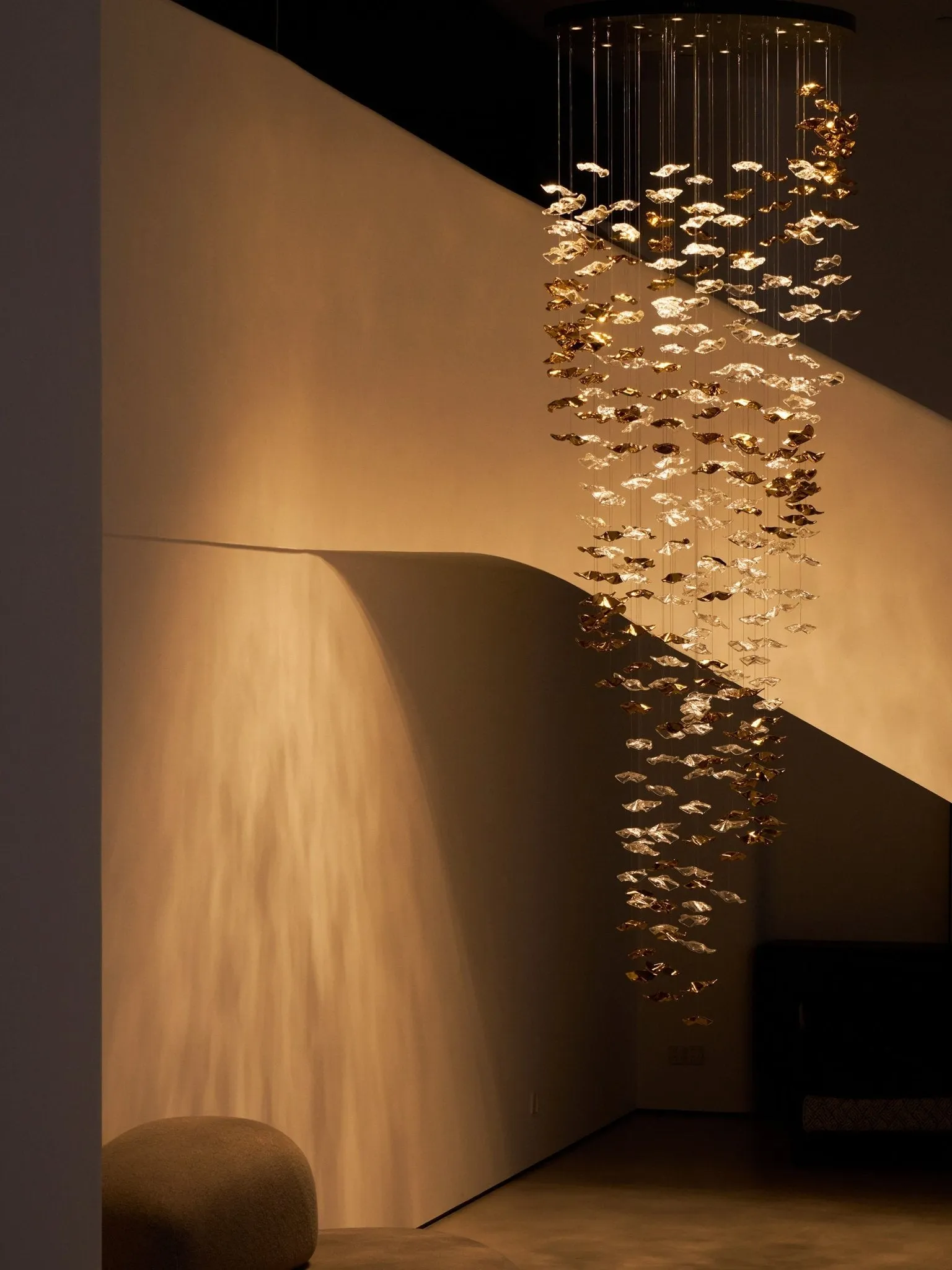 Tidal Art Glass Chandelier