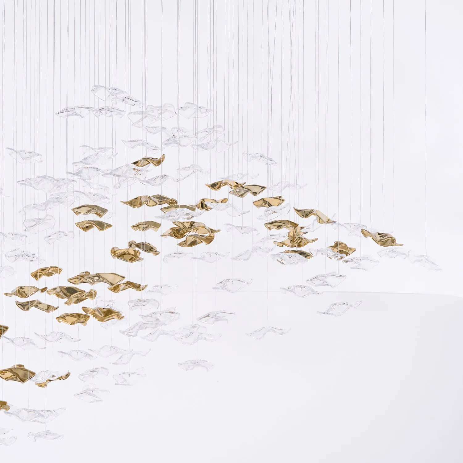 Tidal Art Glass Chandelier