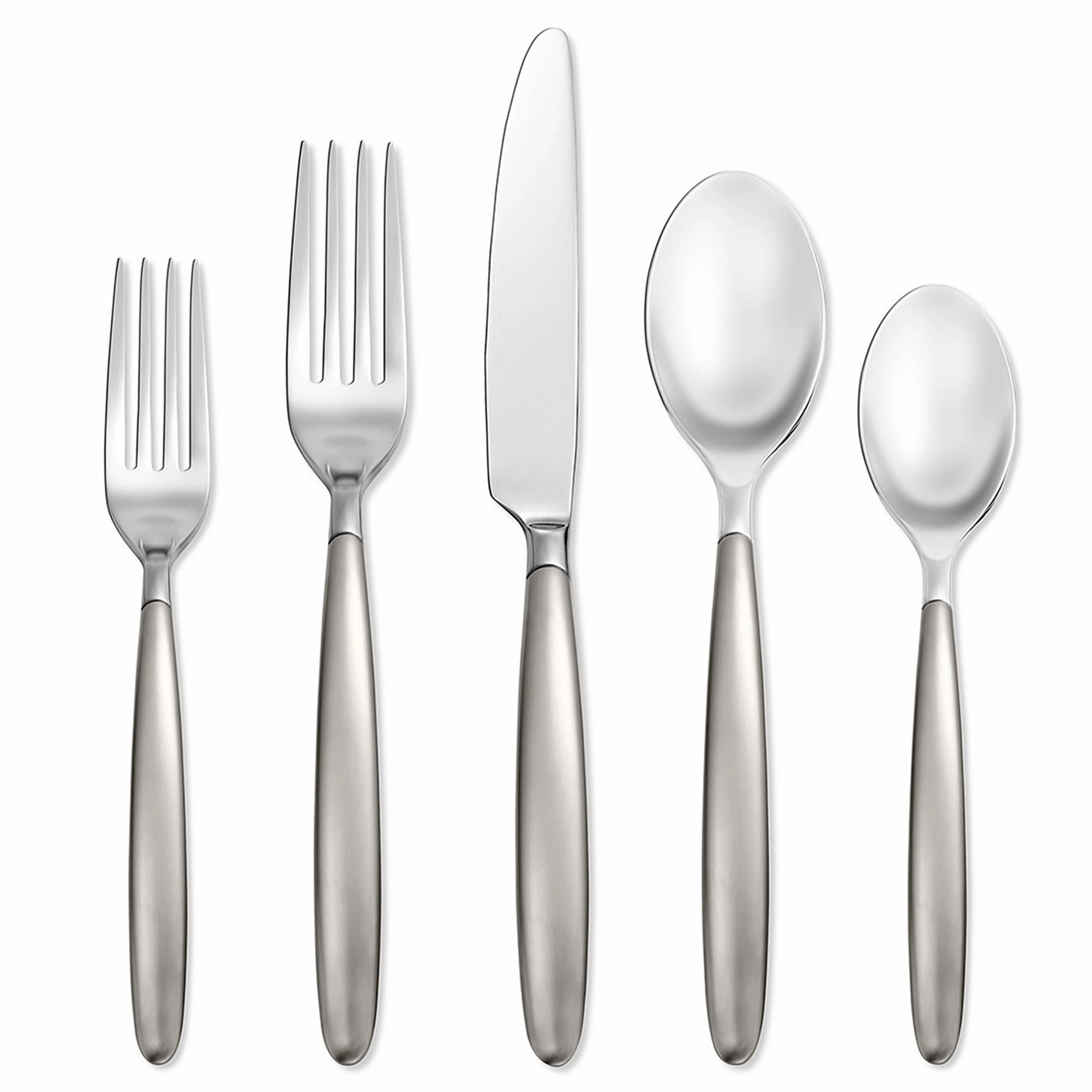 Tidal Frosted 20 Piece Flatware Seteco-friendly bamboo fiber tableware set 