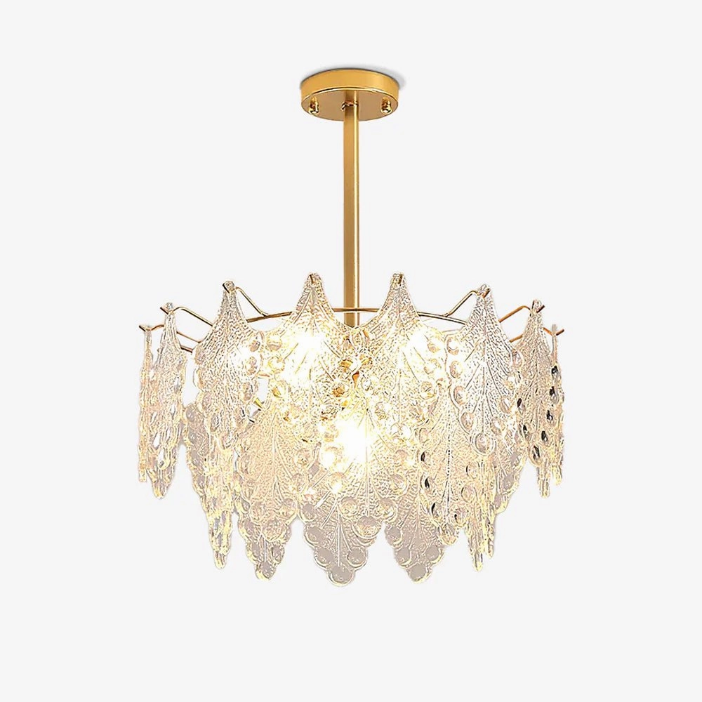 Tiered Carved Glass Chandelierrustic chandelier,bedroom chandelier 