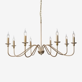 Timeless Gold Candle Chandelierrustic chandelier,bedroom chandelier 