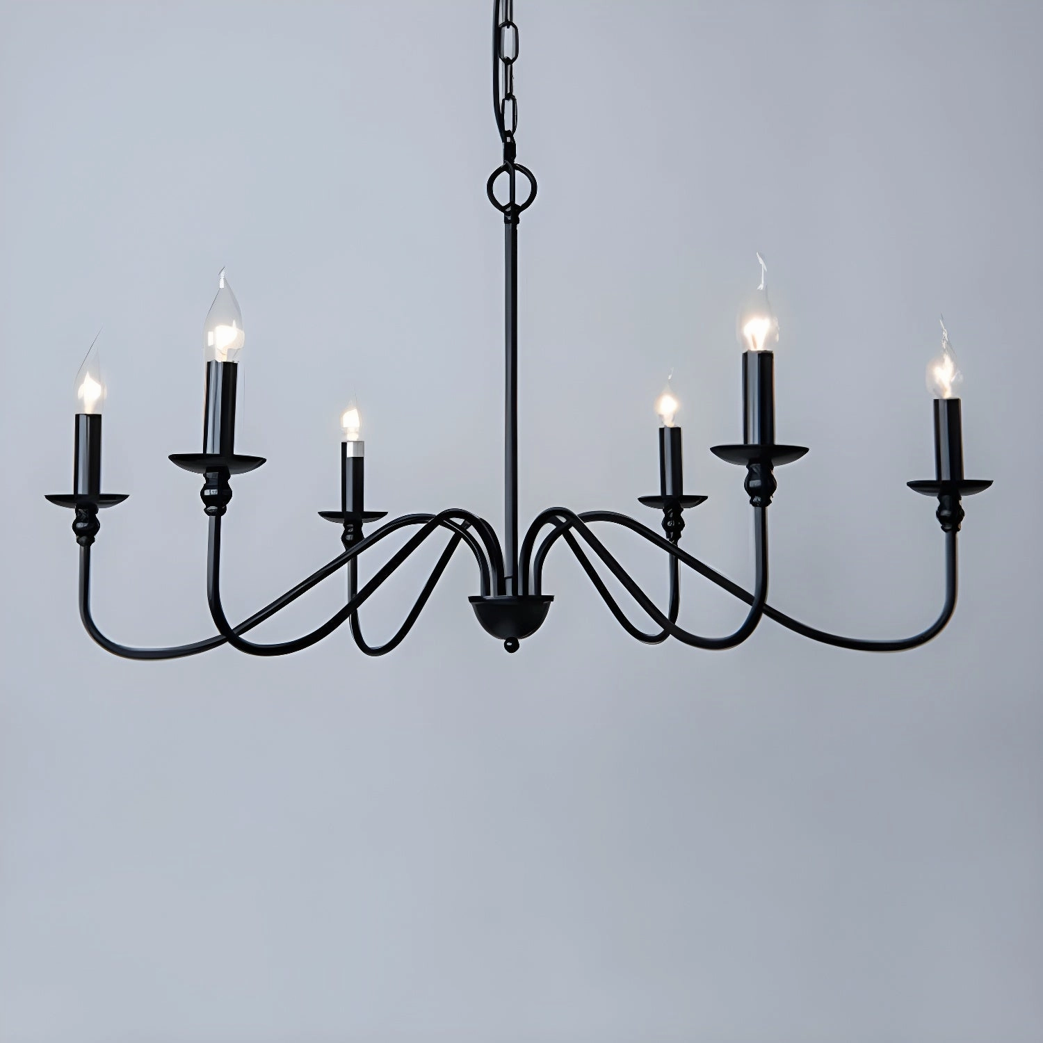 Timeless Gold Candle Chandelier