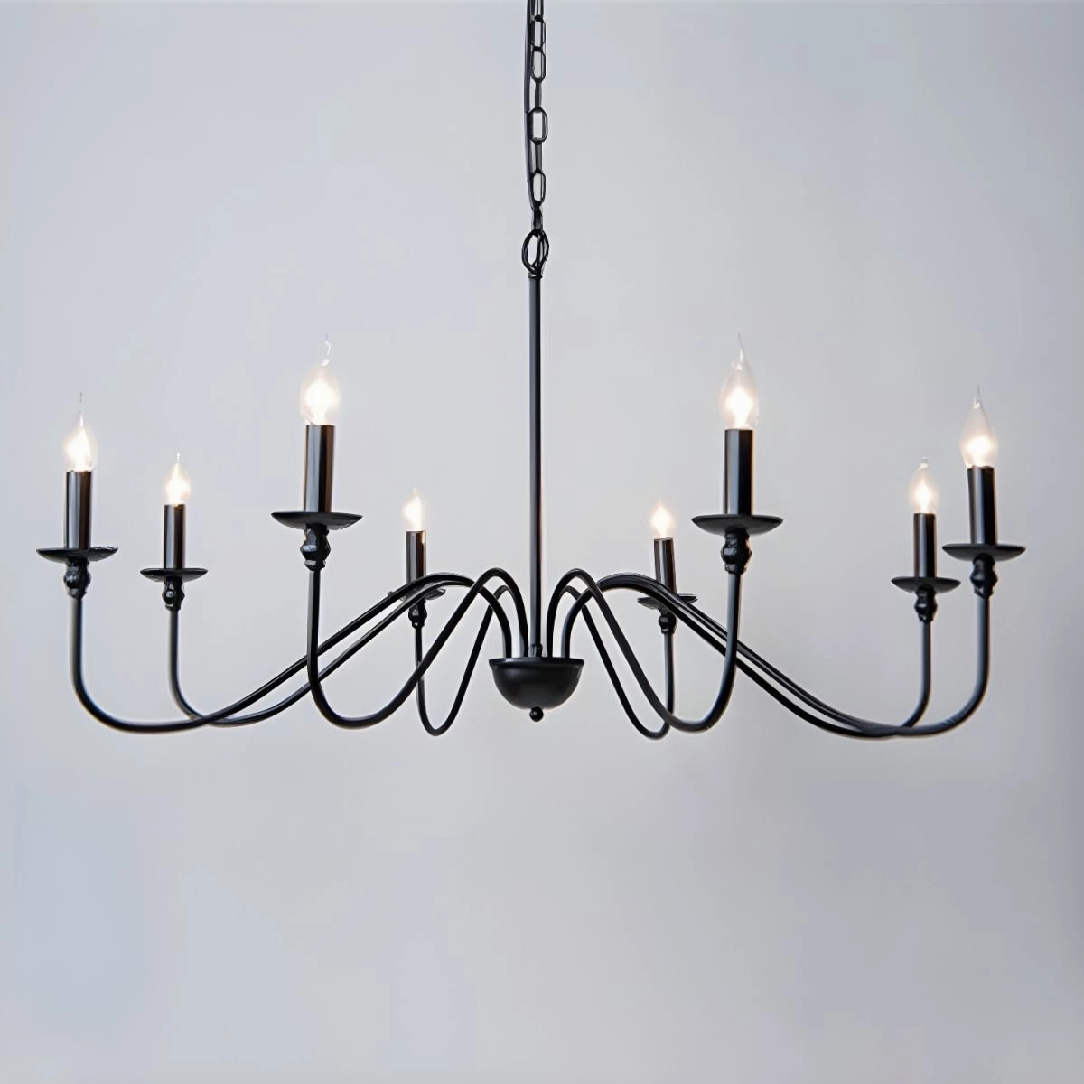 Timeless Gold Candle Chandelier