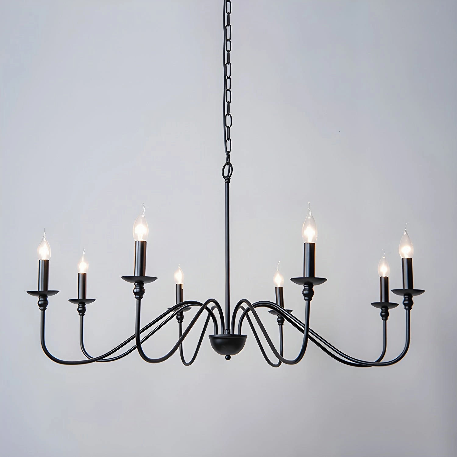 Timeless Gold Candle Chandelier