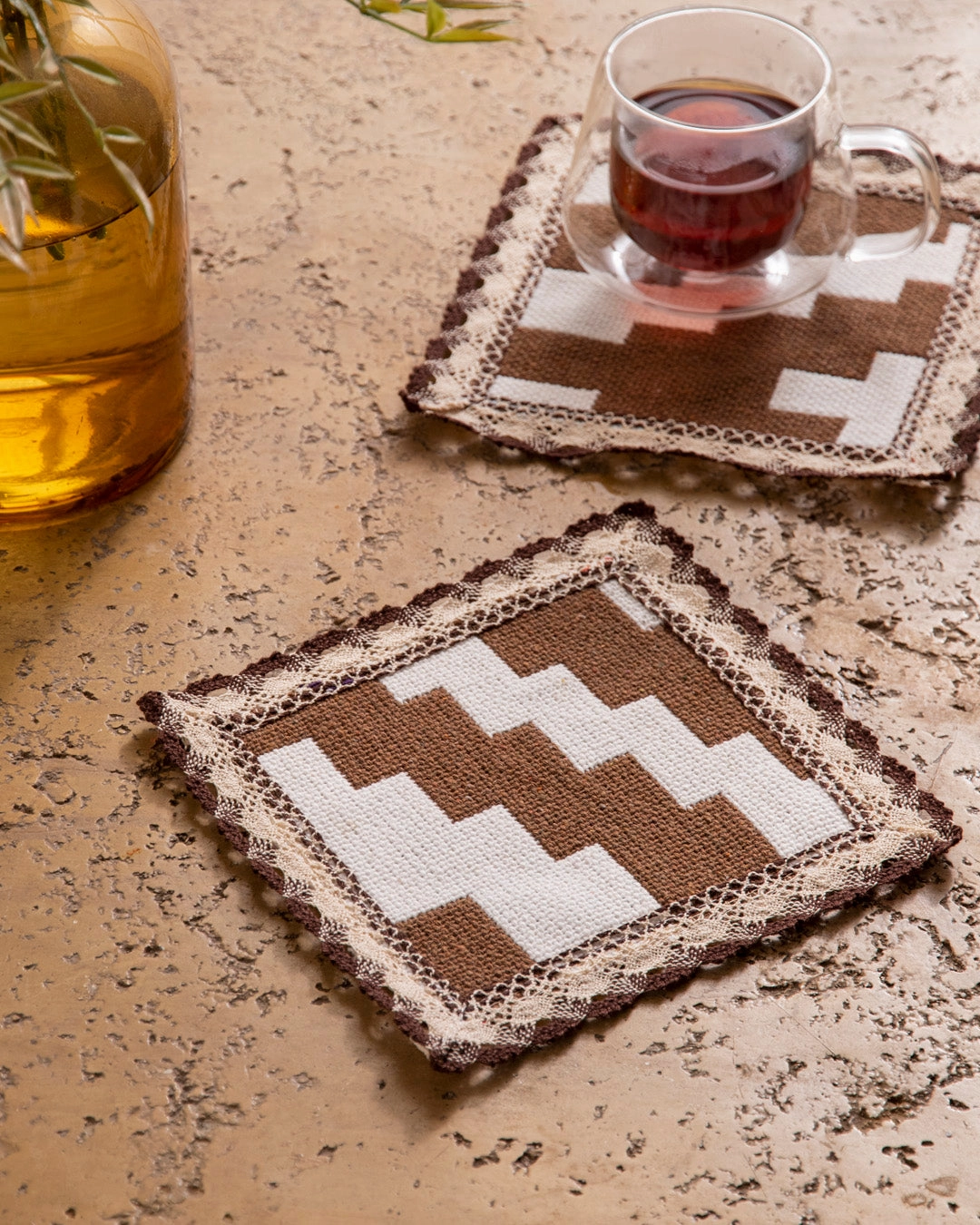 Timeless Patterns Trivet - Set OF 6 - LARGEmodern kitchen decor ,kitchen dinner set ,dinnerware 