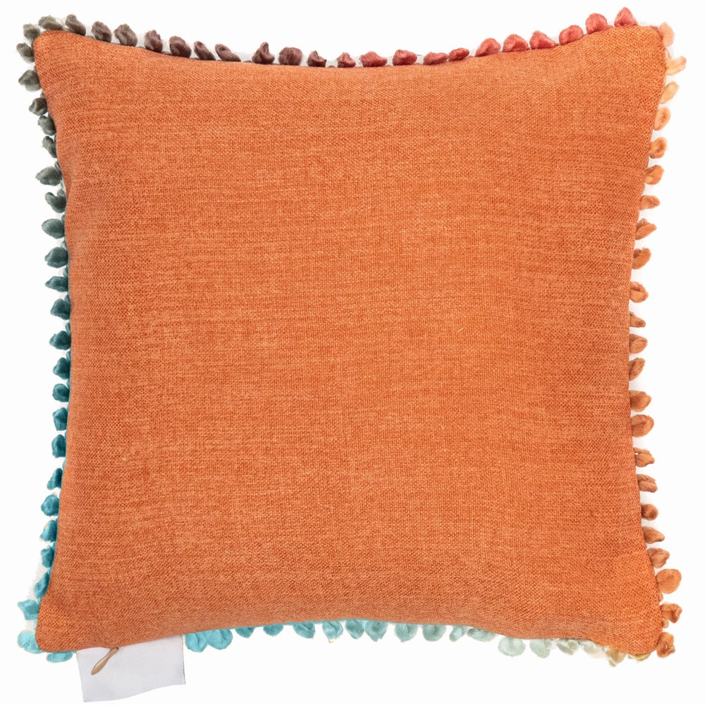Timmy Squirrel Printed Feather Cushion Linen