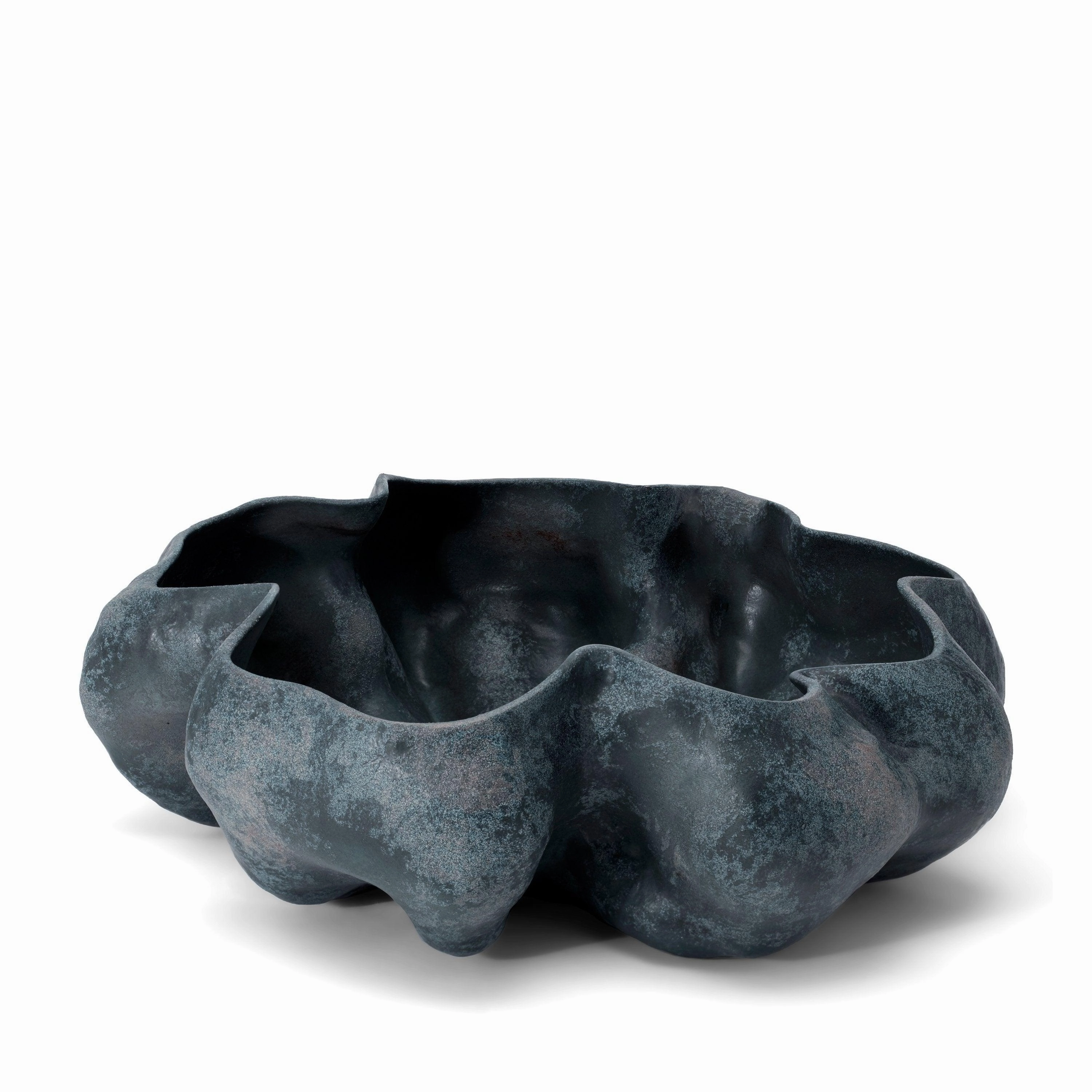 Timna Bowl - Aged Ironnordic minimalist vase