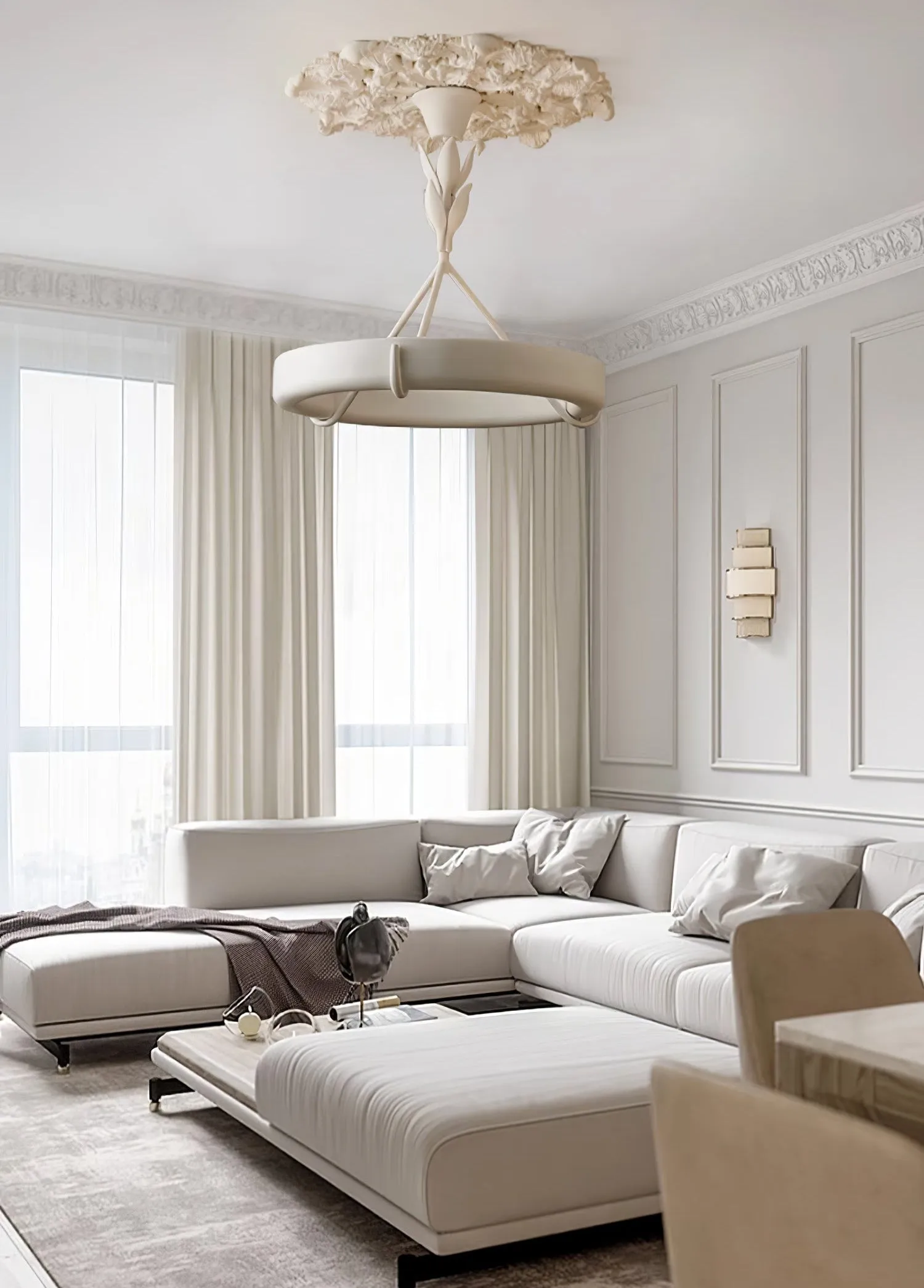 Tinsley Plaster Chandelier