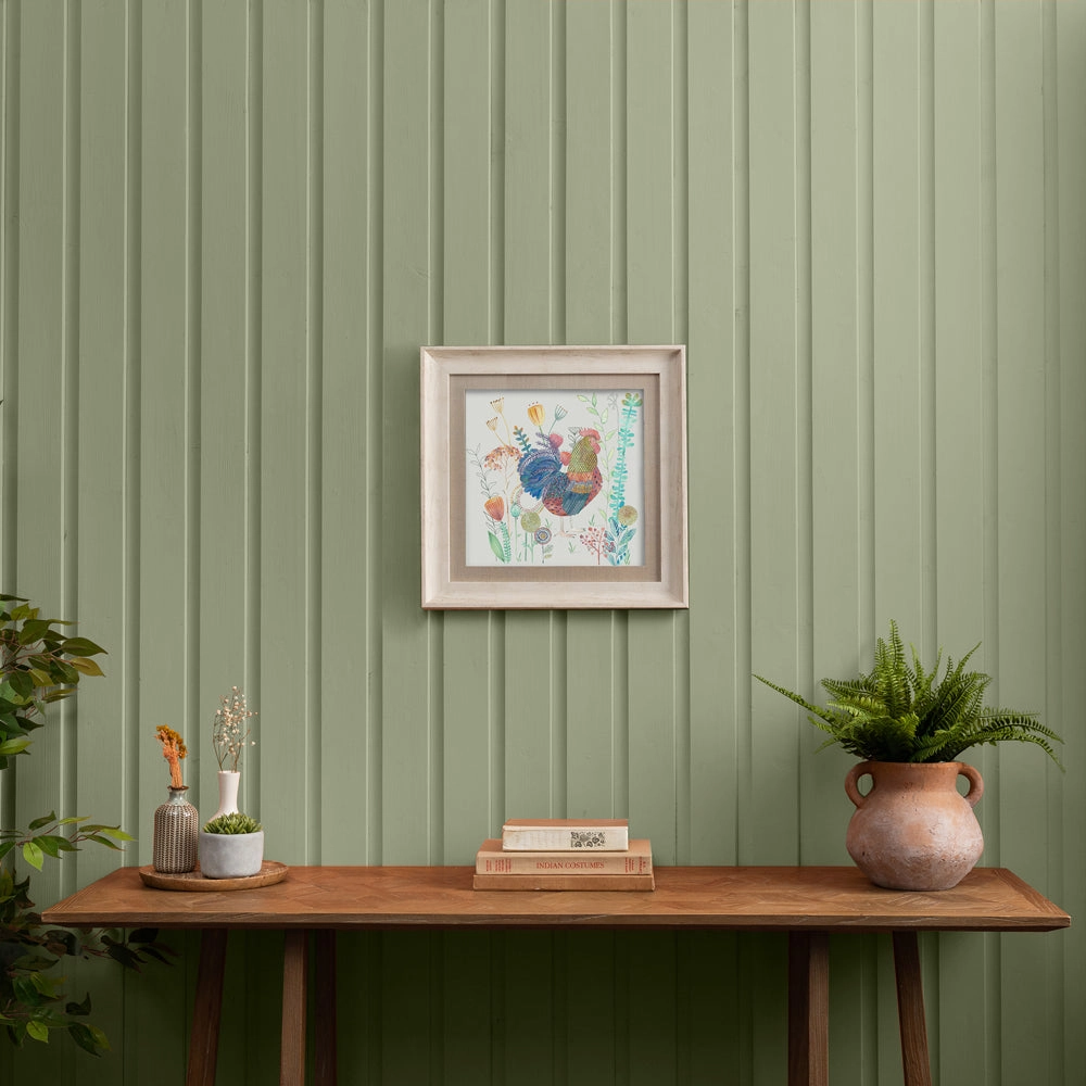 Tobias Framed Print Birch/Linen