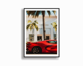 Tom Ford Corvettemodern abstract painting decor