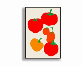 Tomatoes Portraitmodern abstract painting decor