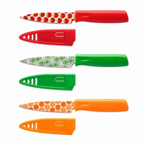 Tomodachi Printed Fruit 3 Piece Paring Knivesmodern kitchen decor ,kitchen dinner set ,dinnerware 