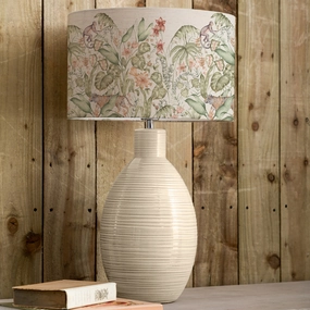 Topical Utopia Eva & Epona Complete Table Lamp Cream/Lotusmodern home decor ,home decor for bedroom 