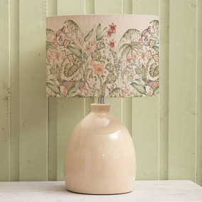 Topical Utopia Eva & Leura Complete Table Lamp Cream/Lotushome decor ,wall decor 