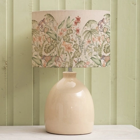 Topical Utopia Eva & Leura Complete Table Lamp Cream/Lotusmodern home decor ,home decor for bedroom 