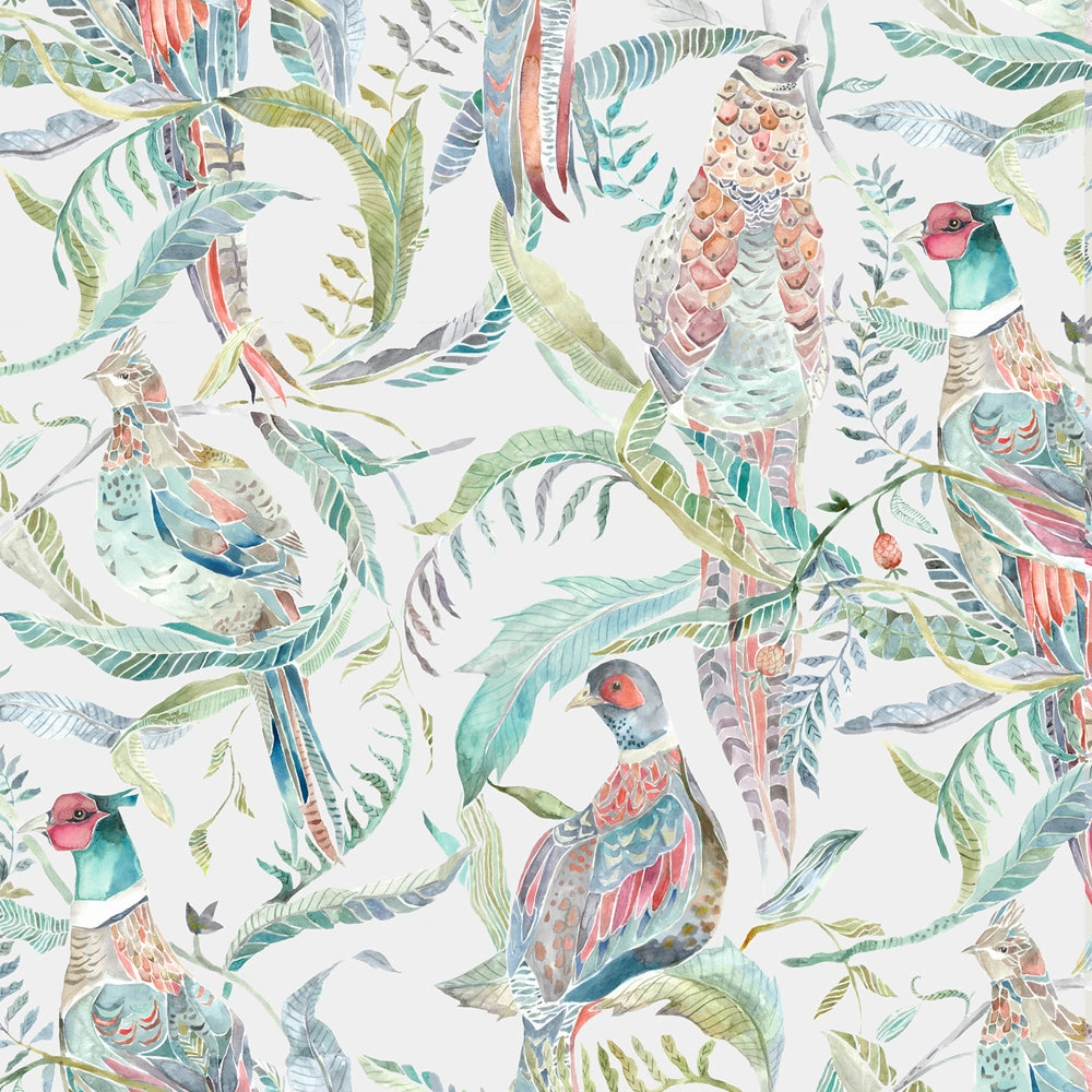 Torrington Velvet Printed Made to Measure Curtains Pomegranate