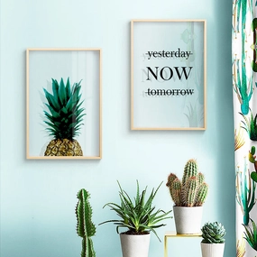 Transparent Botanical Wall Art With Framehome decor ,wall decor 