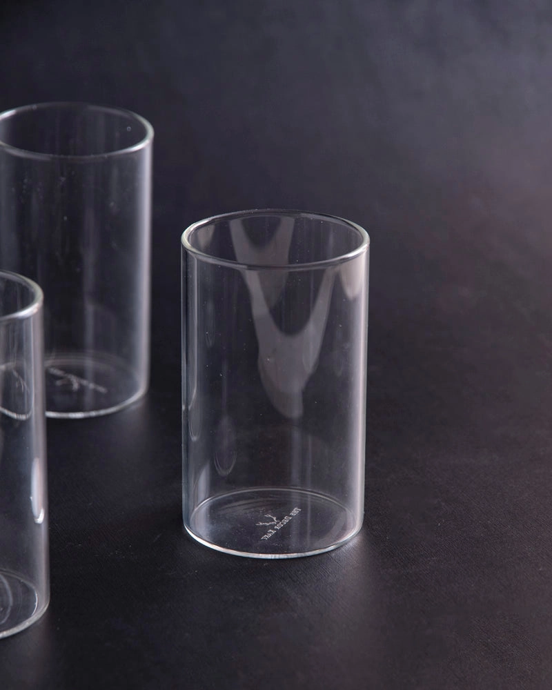 Transparent High Quality Borosilicate Glass C Set of 6