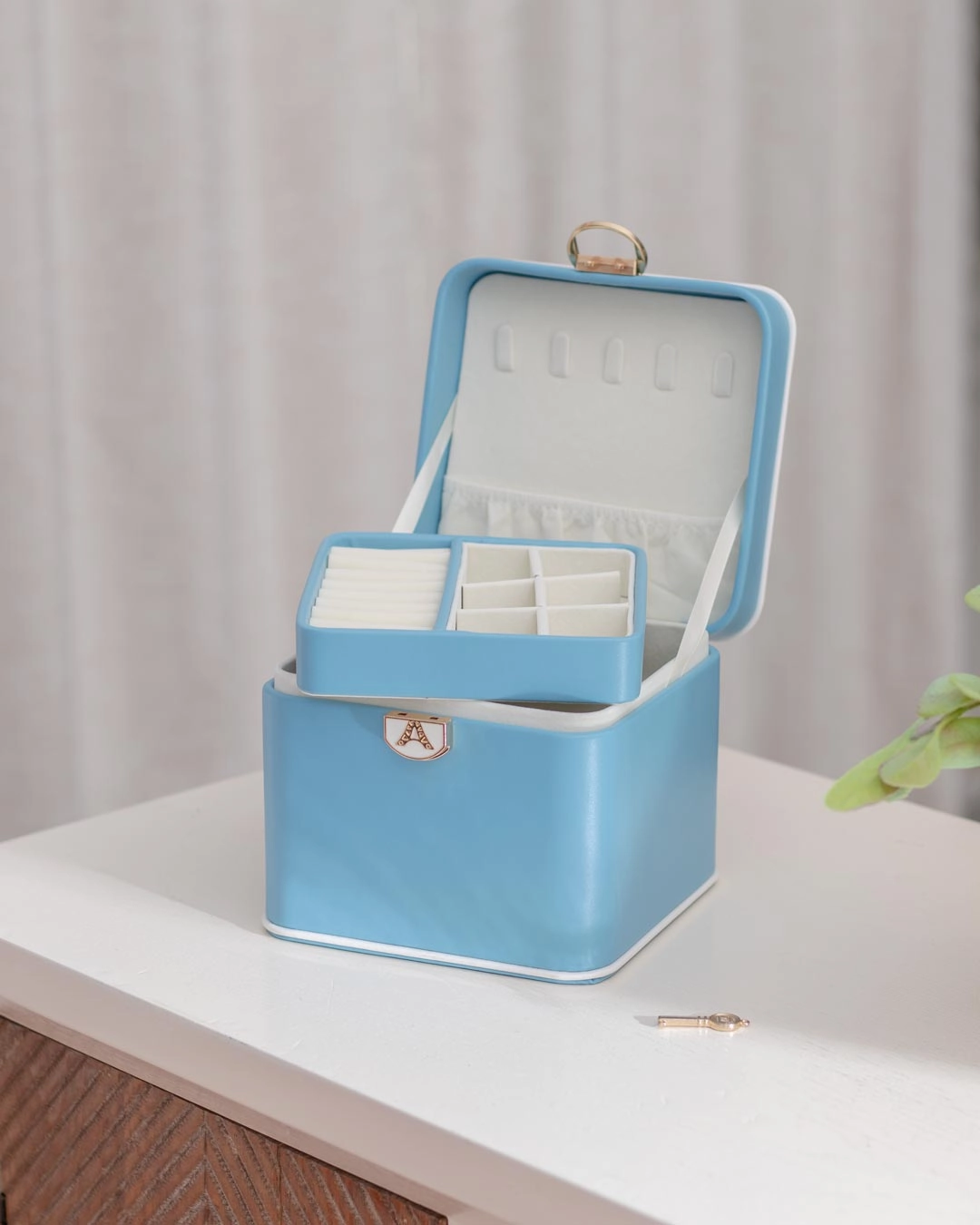 Travel Jewellery Box - Blue