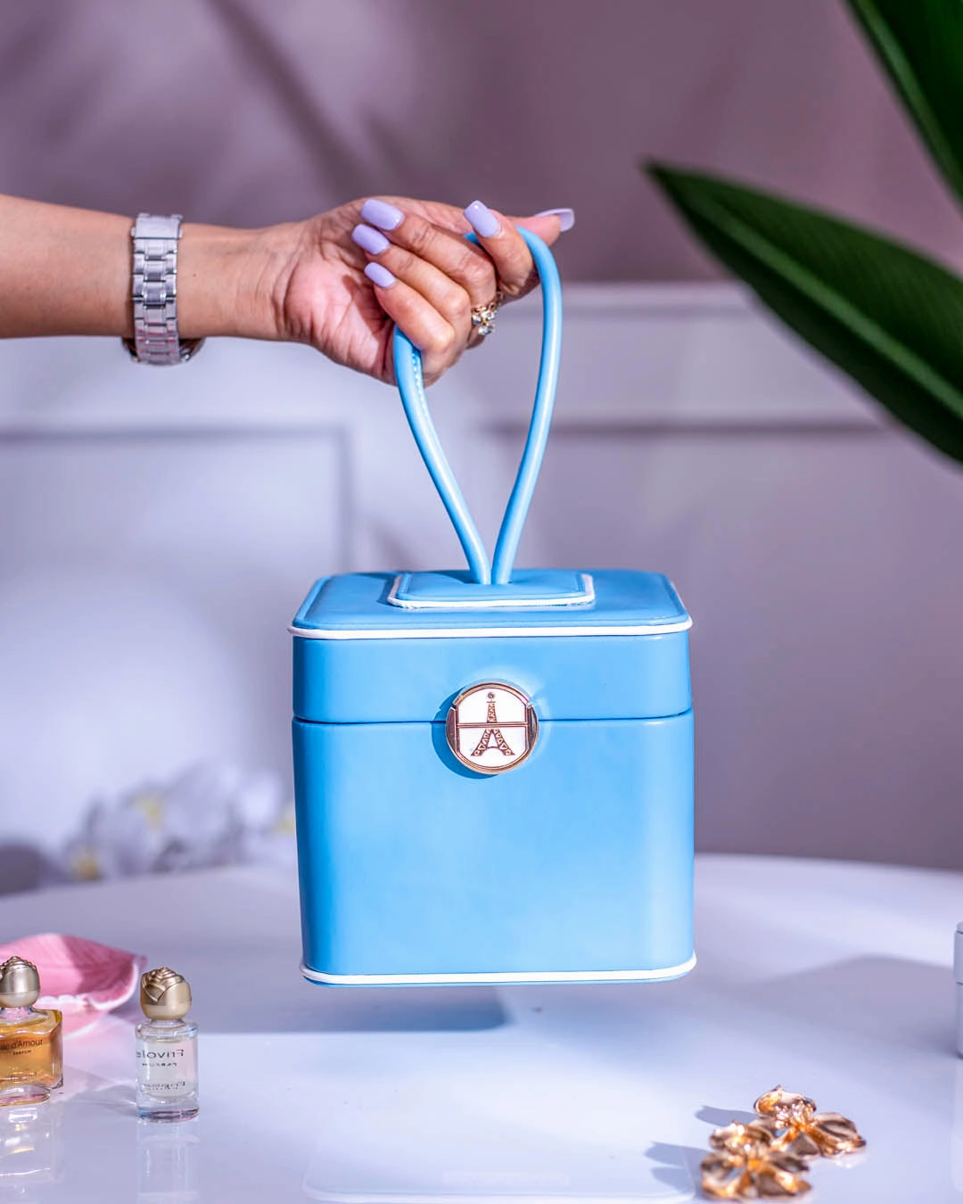 Travel Jewellery Box - Bluehome decor ,wall decor 