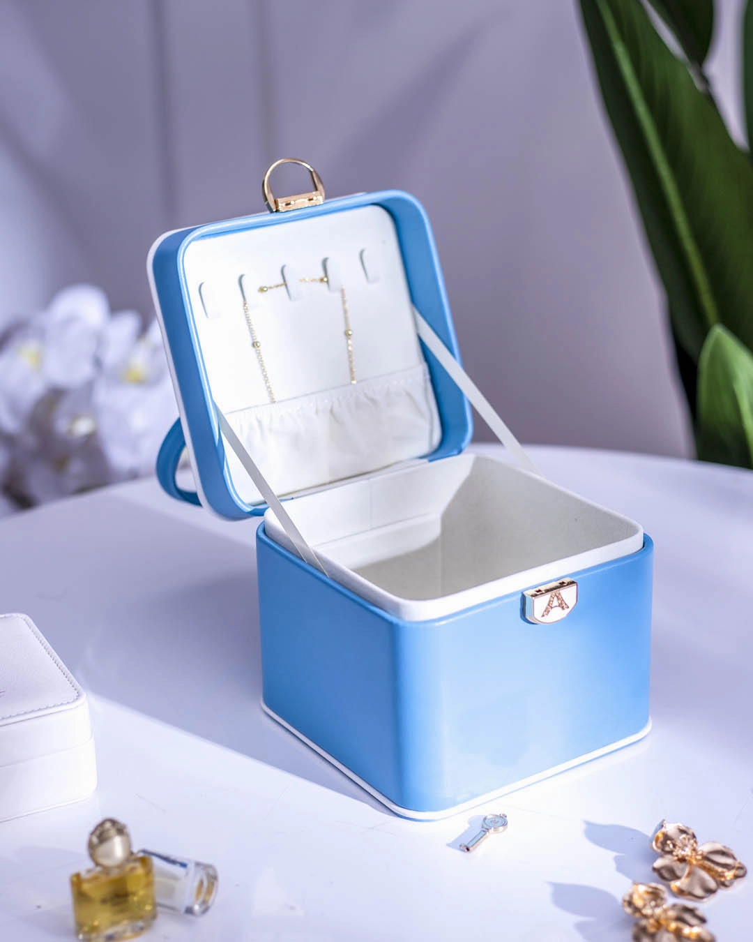Travel Jewellery Box - Blue