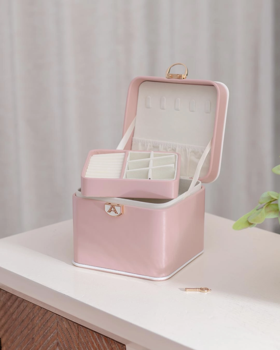 Travel Jewellery Box - Pink