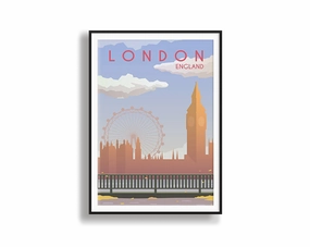 Travel Series - London Englandnordic style wall decor