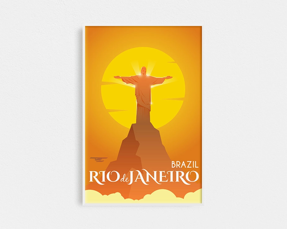 Travel Series - Rio De Janeiro, Brazilnordic style wall decor