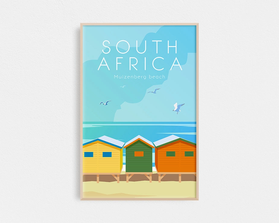 Travel Series - South Africanordic style wall decor