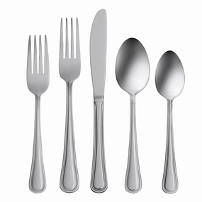 Tress 50 Piece Flatware Seteco-friendly bamboo fiber tableware set 