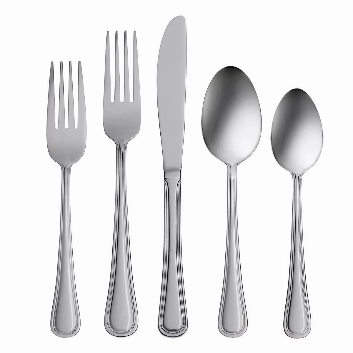 Tress 50 Piece Flatware Seteco-friendly bamboo fiber tableware set 
