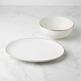 Trianna White 2-Piece Serveware Bundleafternoon tea dessert tray