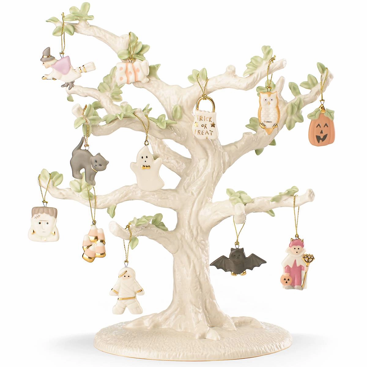 Trick or Treat 12-Piece Ornament & Tree Set