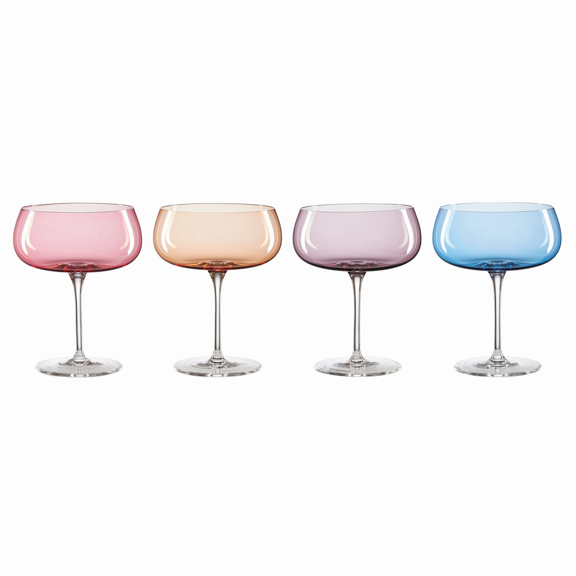 True Colors Cocktail Glasses - Set Of 4
