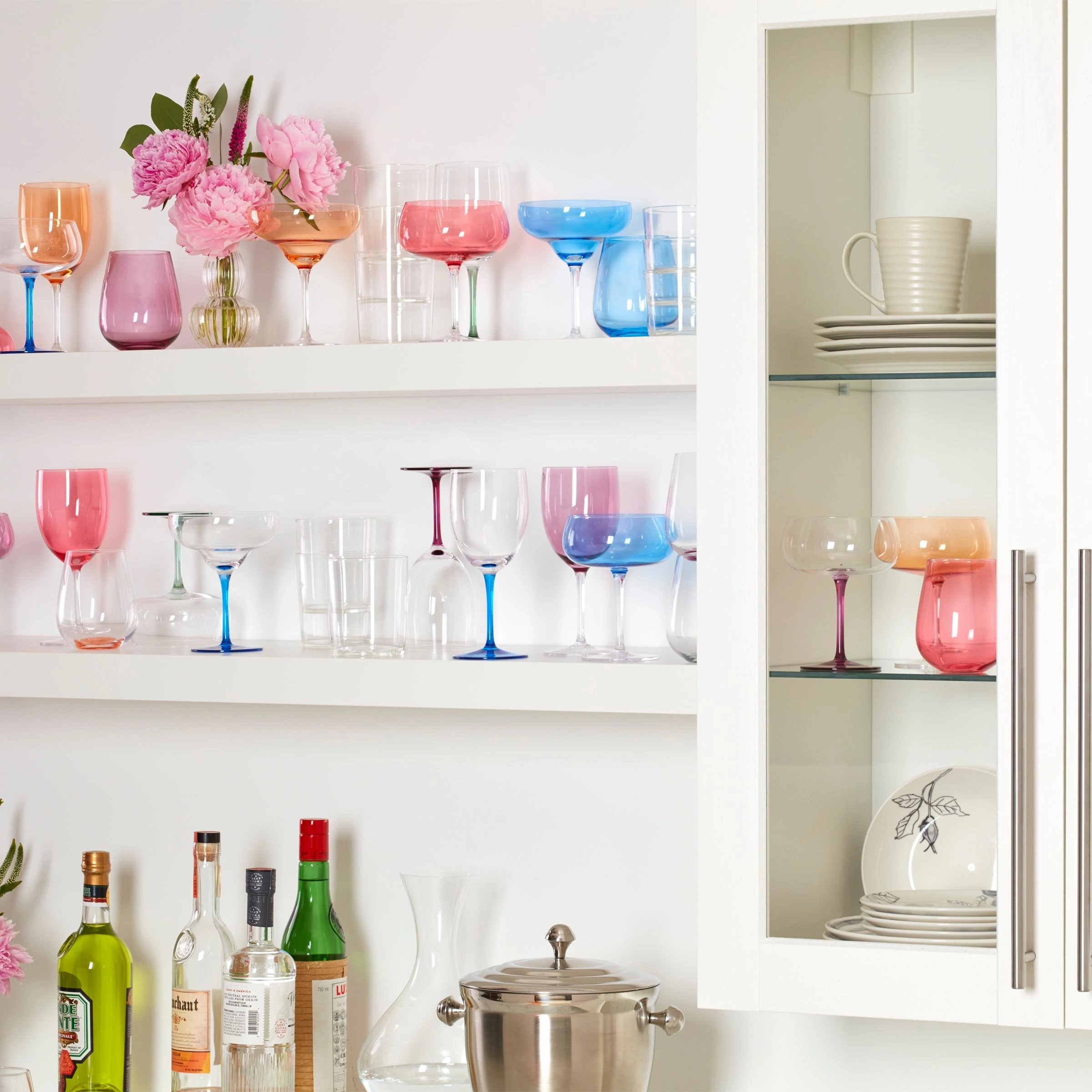 True Colors Cocktail Glasses - Set Of 4