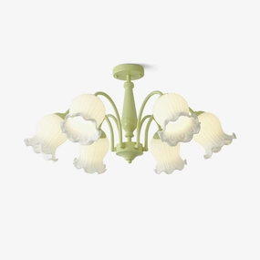 Trumpet Flower Chandelierrustic chandelier,bedroom chandelier 