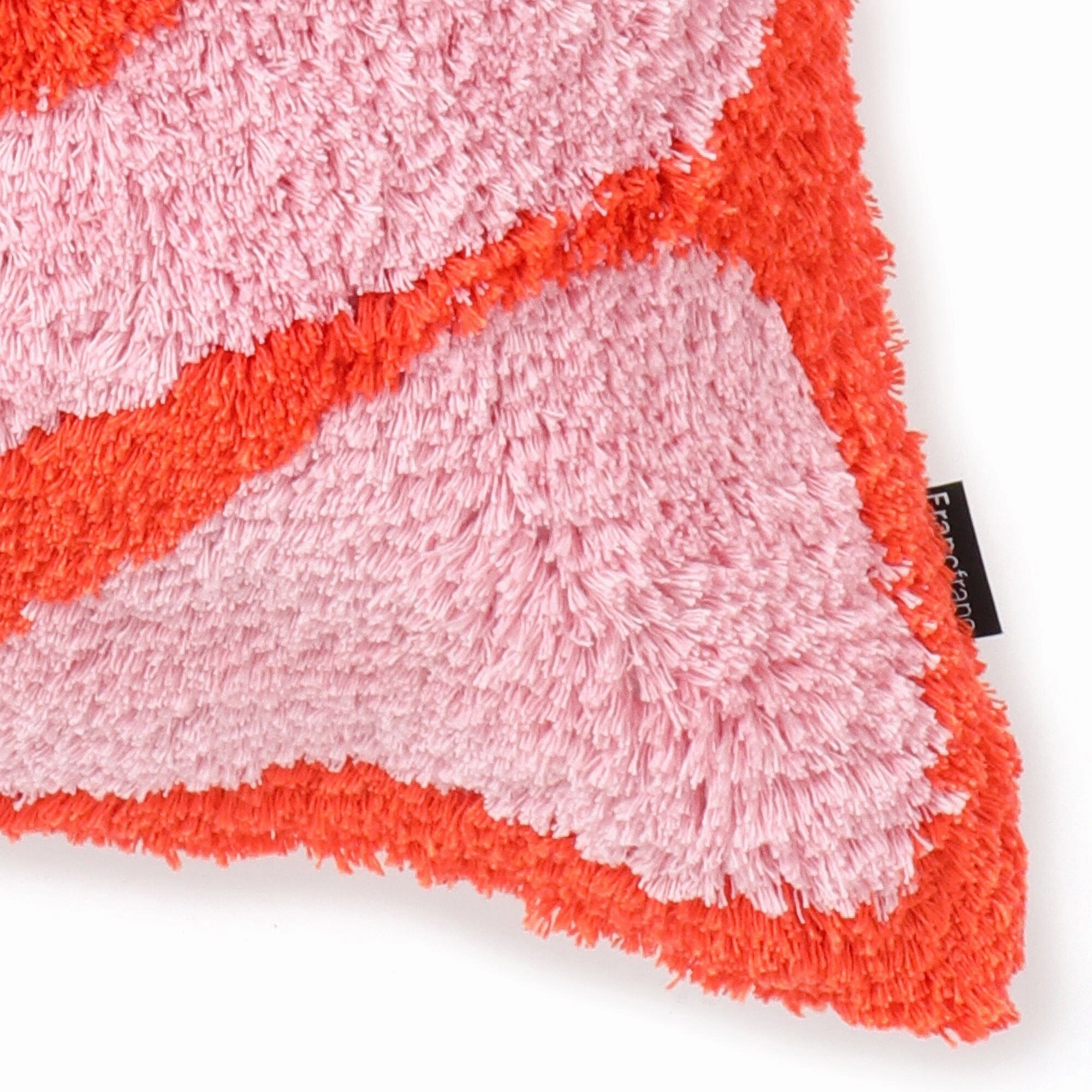 Tuft Art Cushion Cover 450 X 450 Pink X Orange