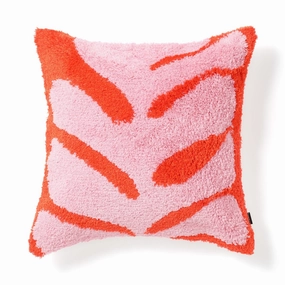 Tuft Art Cushion Cover 450 X 450 Pink X Orangebedding sets ,throw blankets 