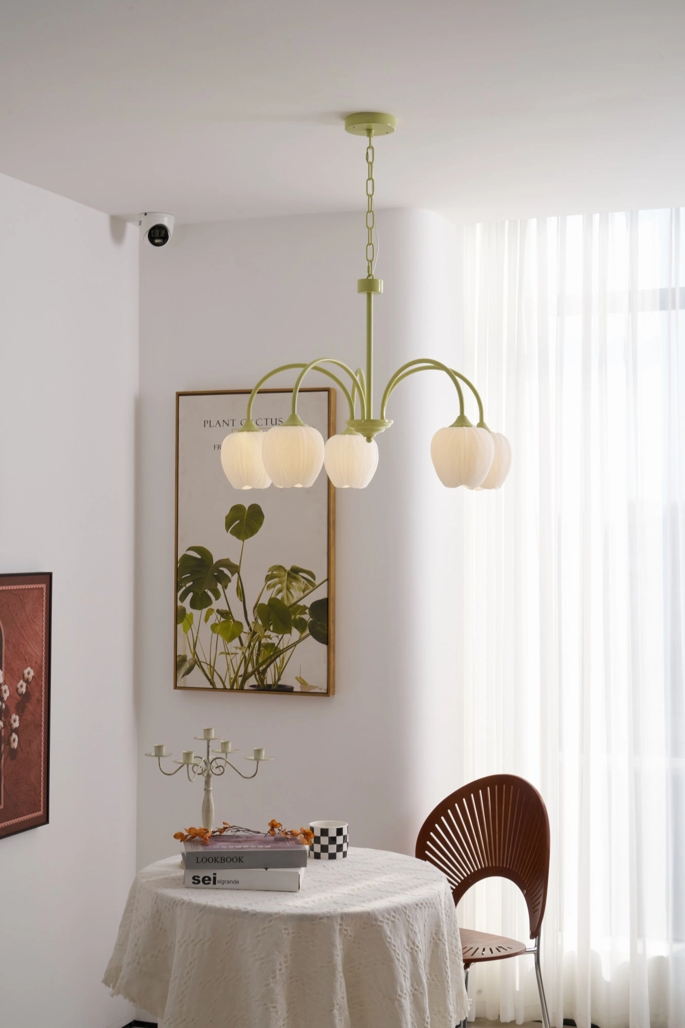 Tulip Matcha Chandelier